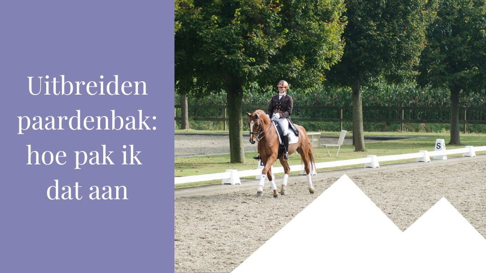 Uitbreiden paardenbak